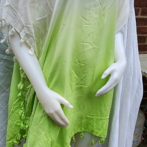 Plus Size Fringed Swimsuit Cover up 1X -:3X - Picture 9 of 12